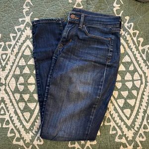 GAP dark wash skinny jeans, size 26